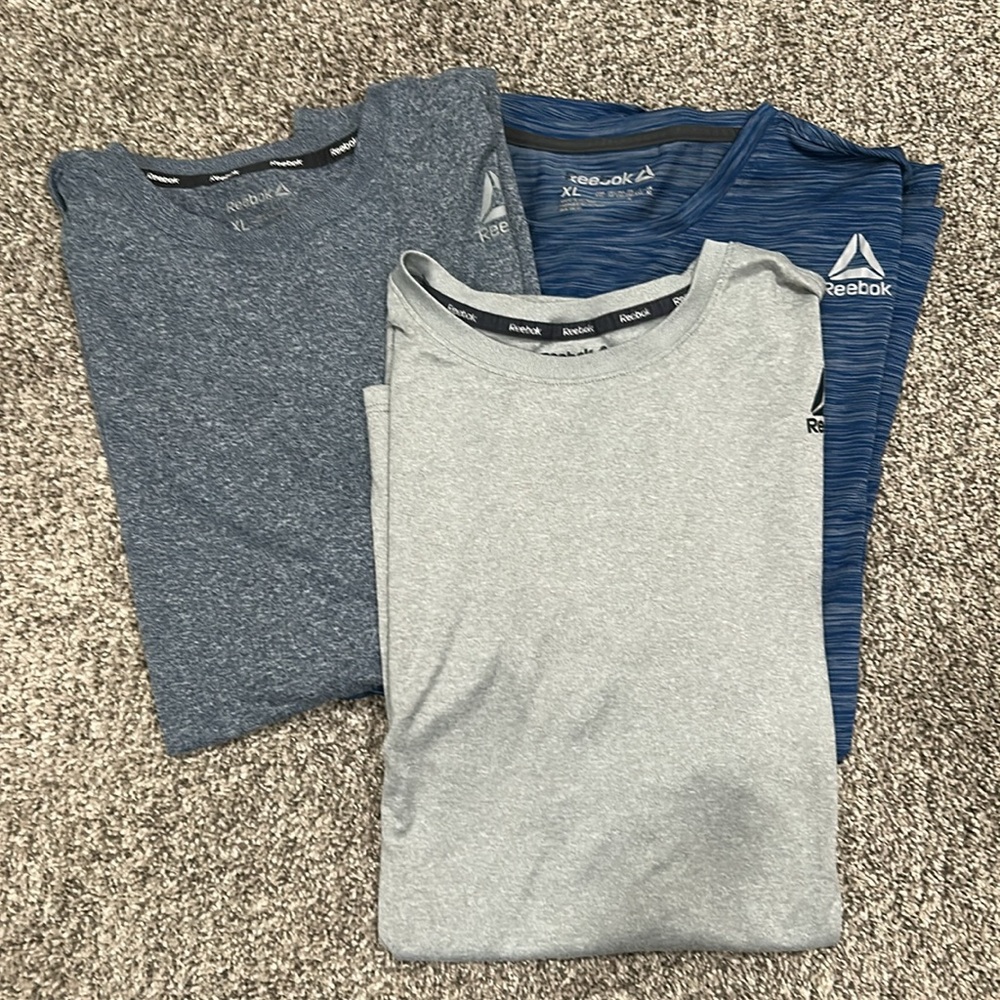 Men’s Reebok workout shirts